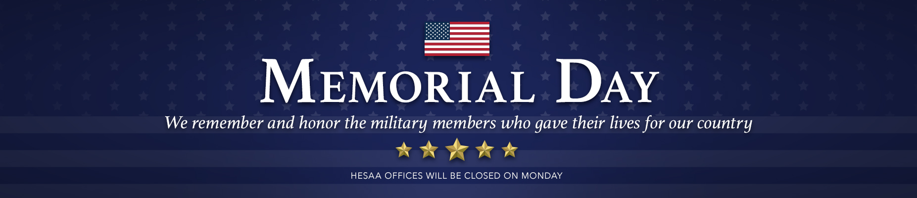 Memorial Day Holiday